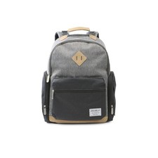 Eddie Bauer Bridgeport Places  Spaces Backpack Diaper Bag Gray with Tan New
