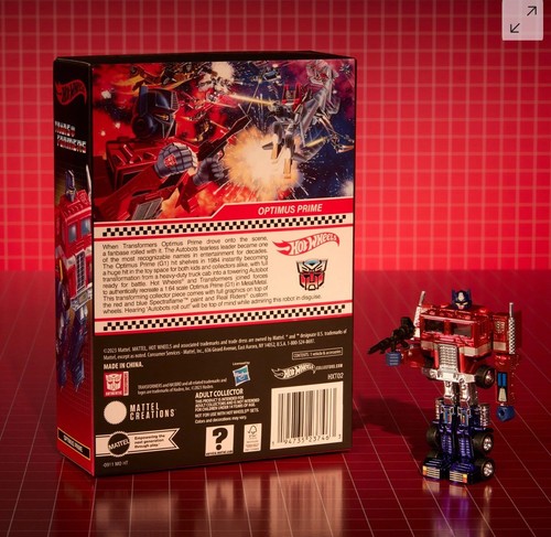 Hot Wheels Transformers Optimus Prime Die-Cast - Generation 1 Edition - Picture 7 of 9