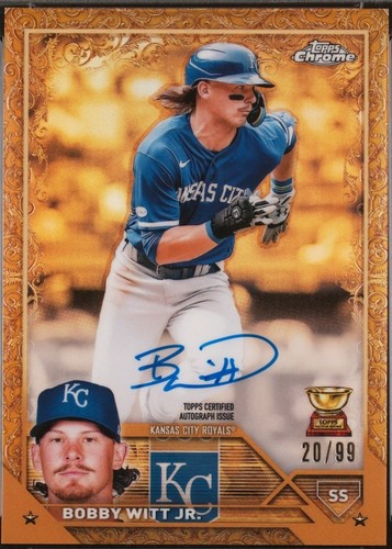 BOBBY WITT JR. 2023 Topps Gilded Chrome Superfractor # 1/1 ⚾️ | eBay