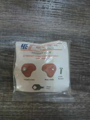 #ad Gun Trigger Lock 1 Key Red NEW $12.00