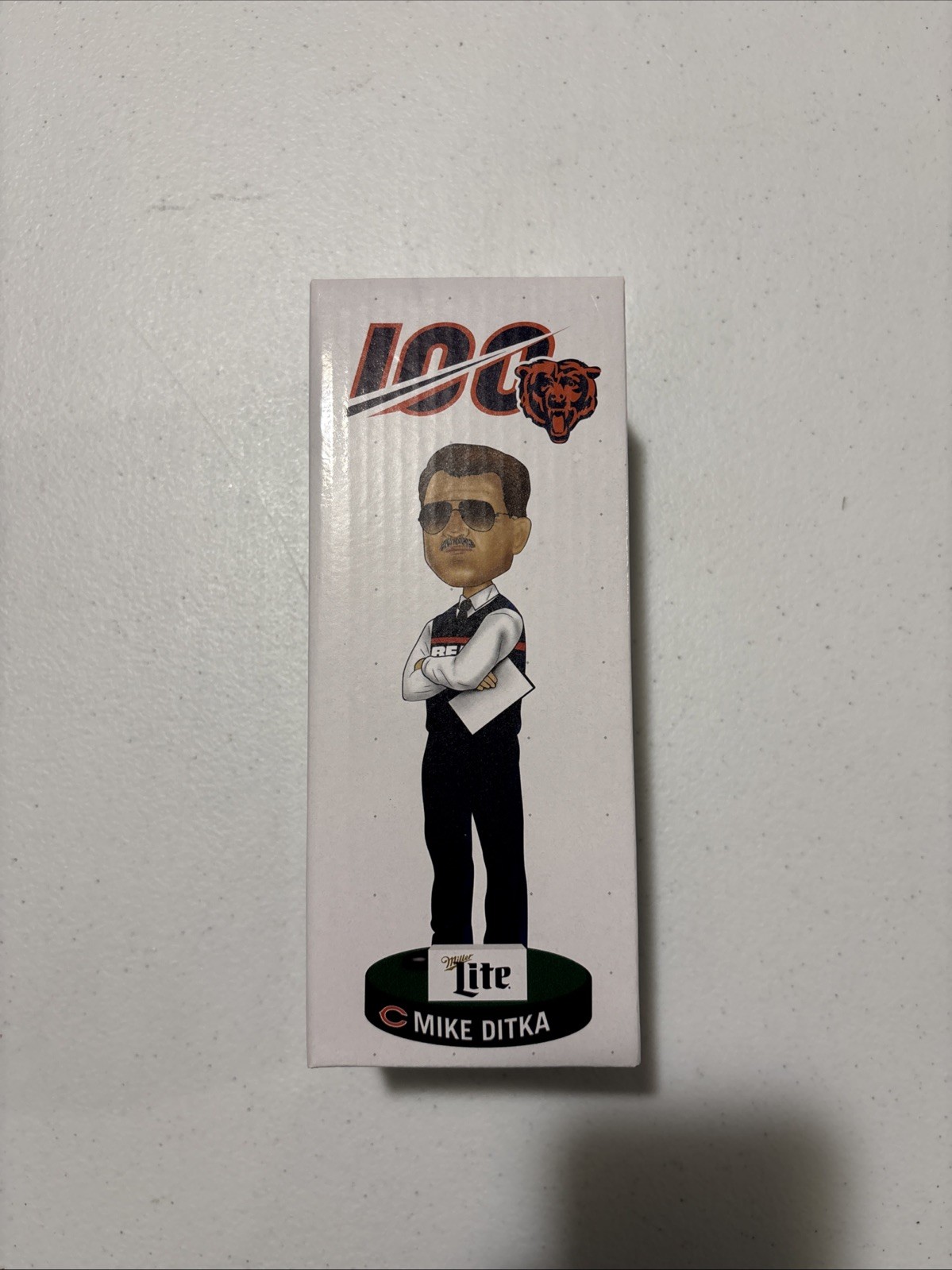NFL Chicago Bears Coach Mike Ditka Bobblehead, Brand New (In Packaging)