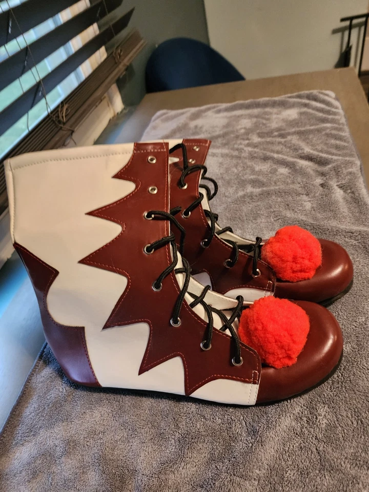 Nuevo Cosplay It Pennywise Botas Carnaval Payaso Botas Halloween Zapatos Moda Hágalo usted mismo Foto 2 de 3