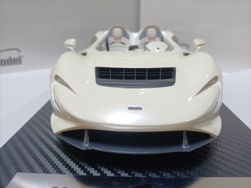 Tecnomodel 1:18 McLaren Supercar Model McLaren Elva 2022 Pearl White - Picture 10 of 12