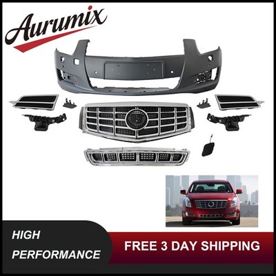 Front Bumper Cover Assembly With Sensor Holes Fit for 2013-2017 ...