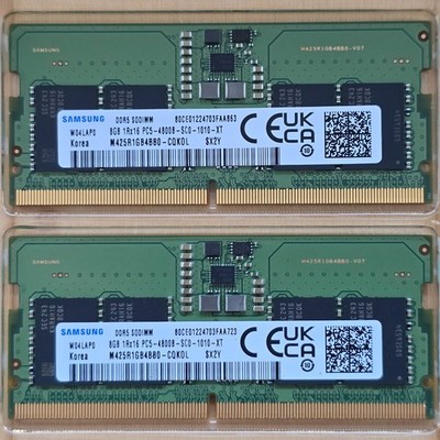 16 GB Samsung-Arbeitsspeicher (2 x 8 GB) - DDR5 SODIMM - RAM für Laptop