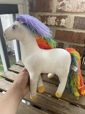 Rainbow Brite Horse Starlite Plush 11" Hallmark Poseable Legs Embroidered Eyes
