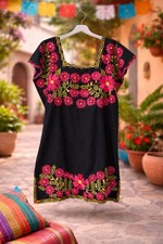 Traditional Mexican Embroidered Dress
