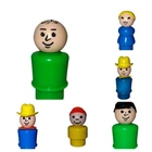Vintage 1980's Little People Figures & Animals