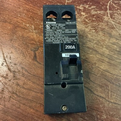 Murray MD-HTR/ MPD2200RH 2-Pole 200A Reverse Plug-On Main Breaker