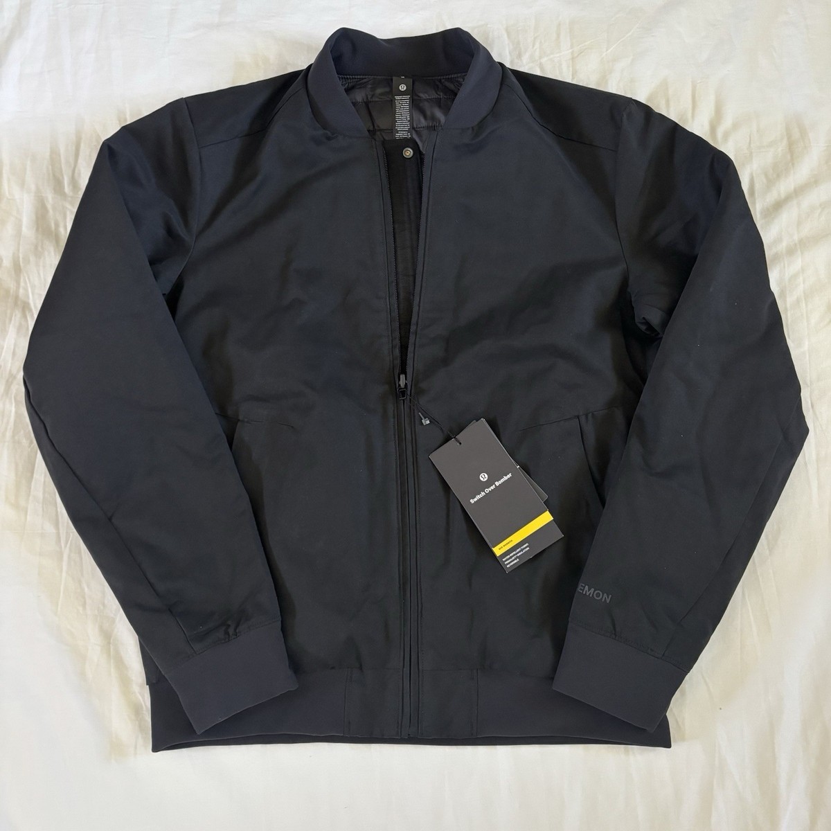 Lululemon Switch Over Bomber Jacket BLK Black Reversible