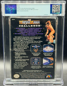 WWF WrestleMania Challenge Nintendo NES ovale SOQ sigillato nuovo PSA 7.0 grado B