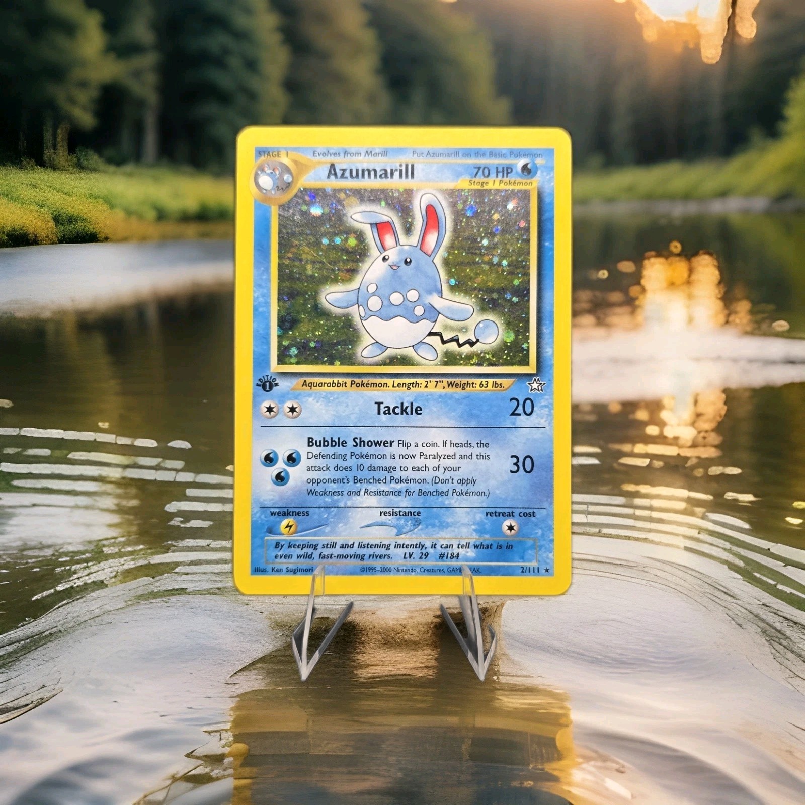 Azumarill #2/111 - 1st Edition - (NM-MT) - Neo Genesis