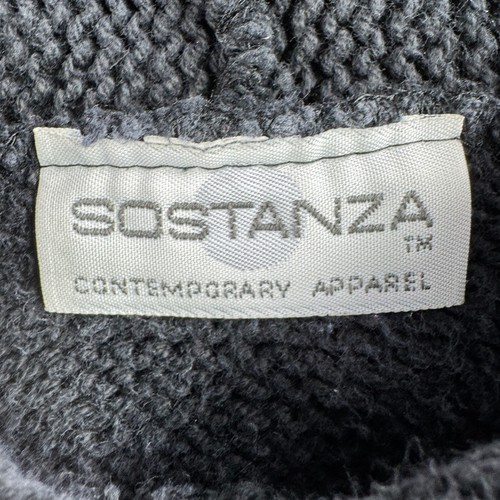 Sostanza Hoodie Women L Black Fade Cozy Street Y2K Boxy Peasant Street - Picture 6 of 7