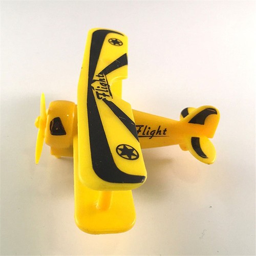 Mini Vintage Plastic Plane Model Aircraft Glider Biplane Airplane Model Kid-*- - Picture 7 of 12