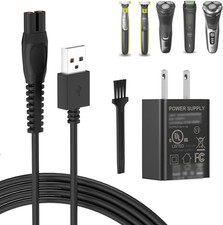 5V UL Charger for Philips Norelco Oneblade 360 2000 Series QP2724 X3001 X3052, R