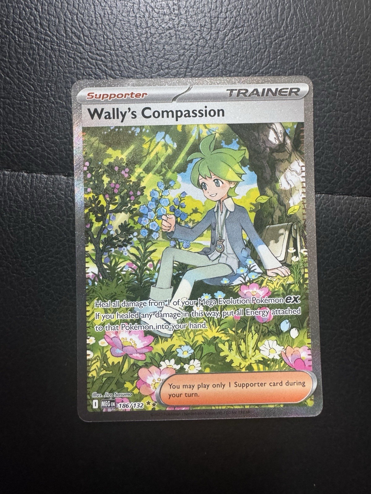 Pokemon TCG Wally's Compassion 186/132 SIR Me01: Mega Evolution - NM