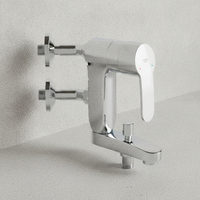 Grohe Eh-Wannenbatt. Eurostyle C Vertica 23302 Anschlusswinkel 45 Grad Chrom
