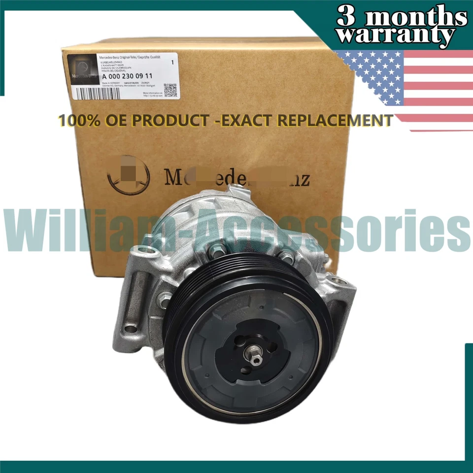 OEM NEW For Mercedes-Benz ML350 R350 CLS550 GL550 S350A/C AC Compressor w/Clutch Foto 3 de 4
