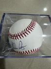 nolan ryan signed baseball With COA In Case #34 MLB