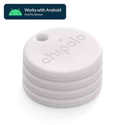 Chipolo - ONE Point Item Finders - Works with Google Find My Device App(4-Pac...