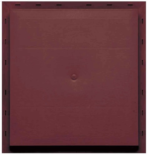 Base de mètre 16" revêtement vinyle bloc J 1-3/8" grange profonde rouge 124 Mid America ext - Photo 4/6