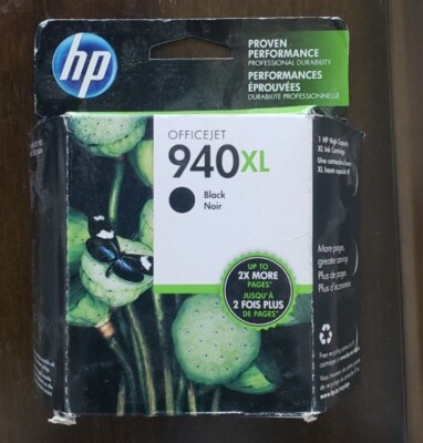 HP Officejet 940XL Black Ink Cartridge for Officejet Pro 8000, 8500, 8500A