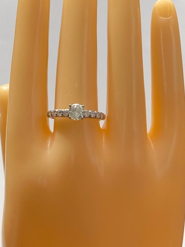 18ct Gold Ring 0.9ct Diamond Engagement Bridal Wedding White Gold 18k 0.9 Carat - Picture 19 of 23