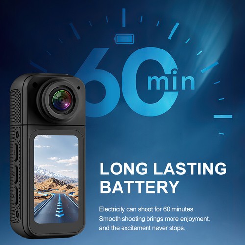 2.7K HD Thumb Action Camera WiFi Compact Hands-Free POV Cam 1080P Supports 128GB - Picture 9 of 16