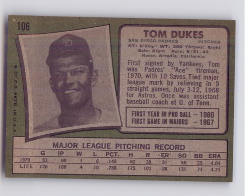 1971 TOPPS BASEBALL # 1 TO # 200 SEE DROP DOWN MENU FOR CARD YOU WILL RECEIVE. - Picture 208 of 372