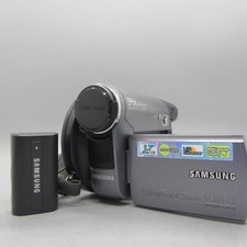 Samsung VP-DC171W Handheld DVD-RW Camcorder Silver Tested