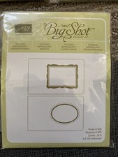 Stampin Up Sizzix Big Shot Textured Impressions DESIGNER FRAMES 123130