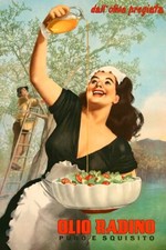 Poster Manifesto Locandina Pubblicitaria Boccasile Olio Radino Stampa 32x47 Cm.