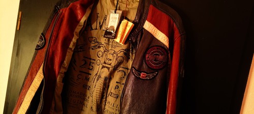 CAMP DAVID Lederjacke XXL Biker-Jacke Renegades Edition Super-Edel und NEU - Bild 4 von 5