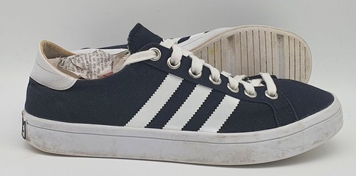 Adidas Court Vision Low Canvas Trainers 