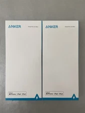 Lot of 2 Anker A8454 PowerLine+ II USB-A w/ Lightning Connector 10ft Black