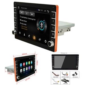 din stereo single knob 16gb 9in mp5 fm touch player radio button screen