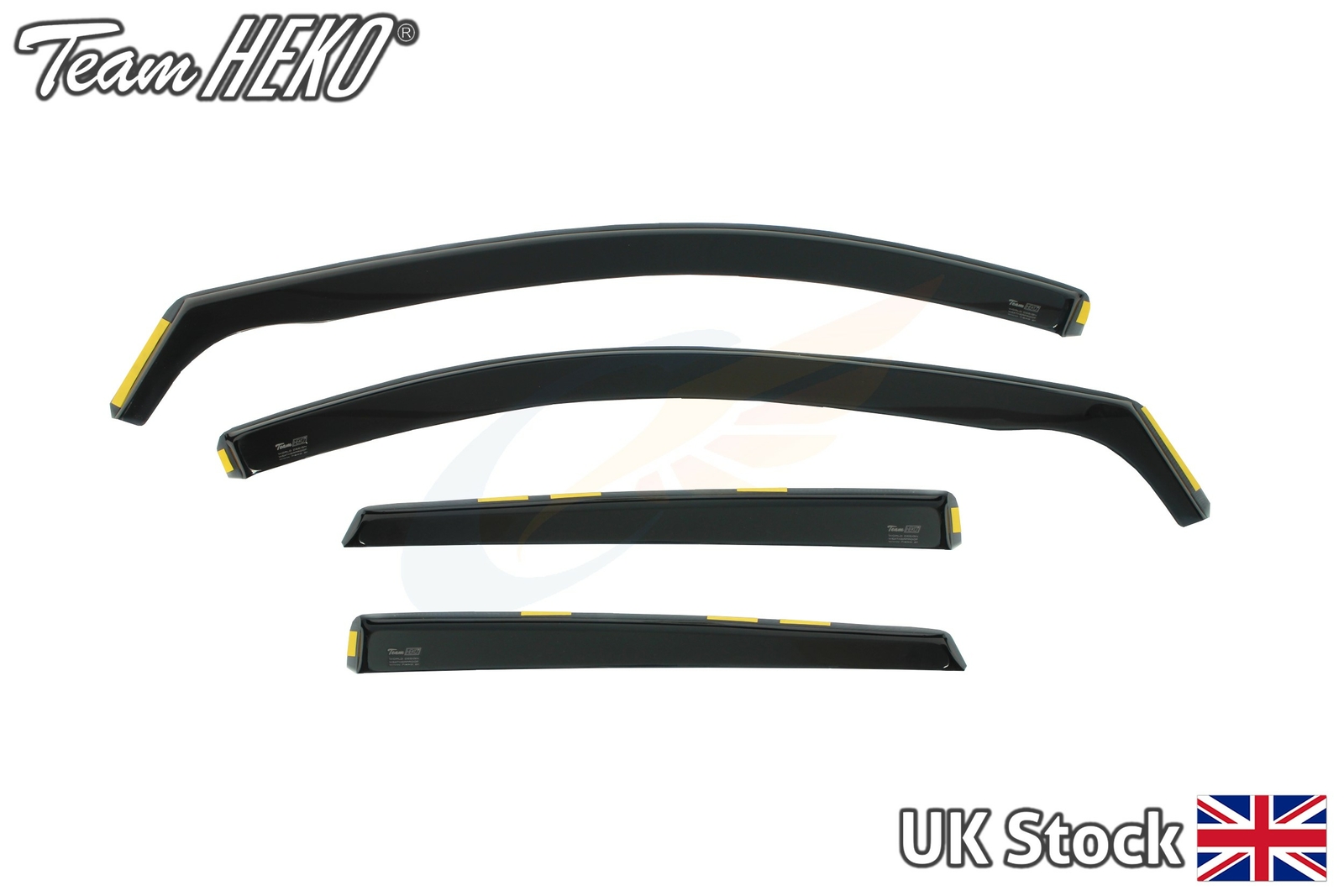 SEAT mk5 5door 2017onwards Wind Deflectors 4pc HEKO Tinted eBay