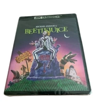 Beetlejuice 4K UHD Blu-ray Michael Keaton Geena Davis Catherine O'Hara Winona