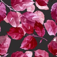 20 Servietten Maroon Leaves BläTter Rot Laub Elegant Garten Natur Deko 33X33Cm