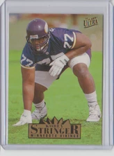 1995 Fleer Ultra Rookie Card #194 Korey Stringer Minnesota Vikings