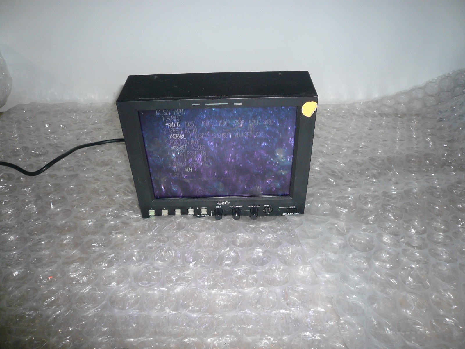 ERG Ventures  Portable HD Monitor 4-in HDM-EV80D W/SONY BKW-L601+ POWER CORD