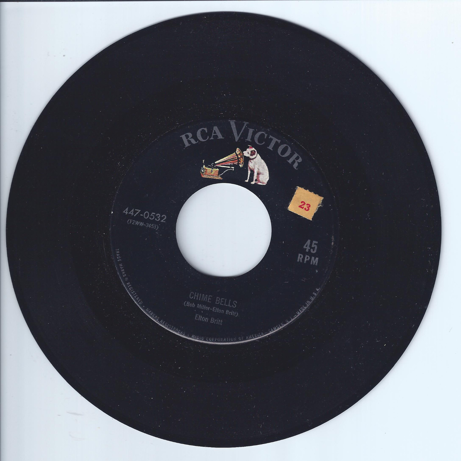 ELTON BRITT Chime Bells VG++ 45 RPM REISSUE eBay