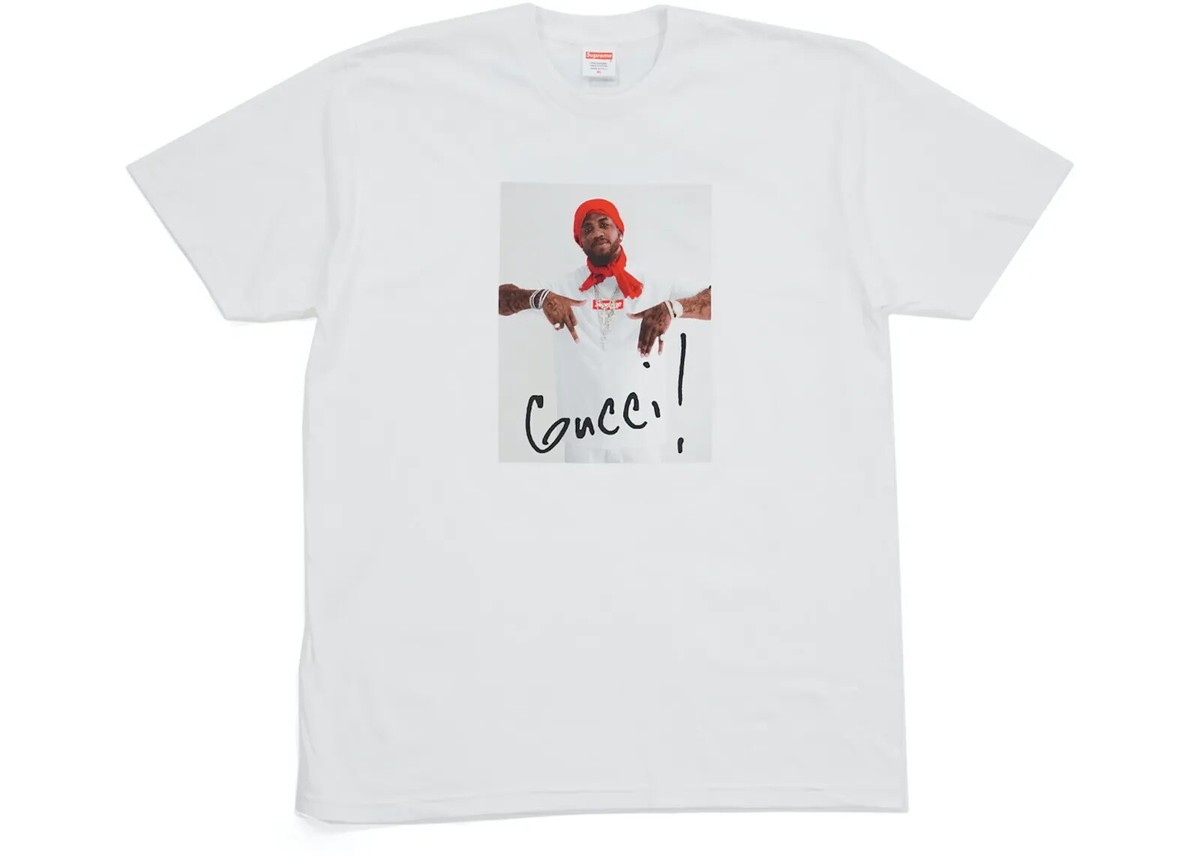 Supreme x Gucci Mane Tee FW16 (FW16T27) Men's Size S-L | eBay