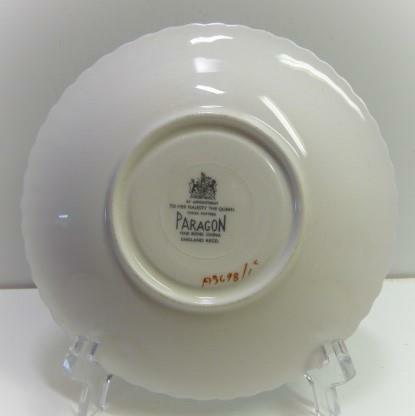 PARAGON by APP.to HER MAJESTY the QUEEN CUP&SAUCER PALE BLUE/GOLD FLORAL Reg'd - Picture 3 of 7