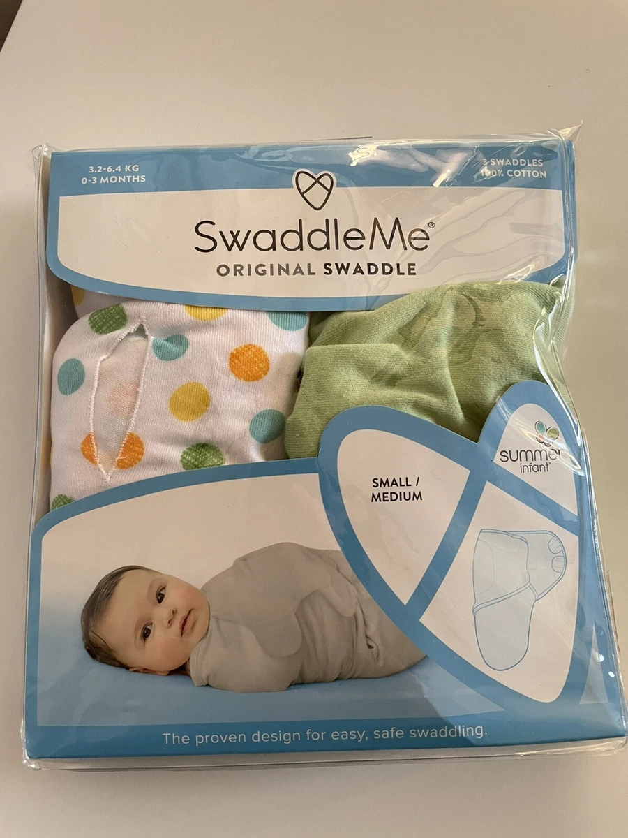 Summer Infant SwaddleMe Baby Swaddle 2 Pack 0-3 Months