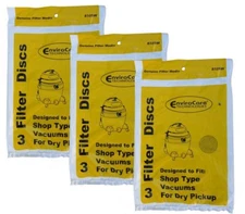 Fits For Shop Vac 9013700, 90137, 901-37 Wet/Dry Vacuum Paper Bags 9pk