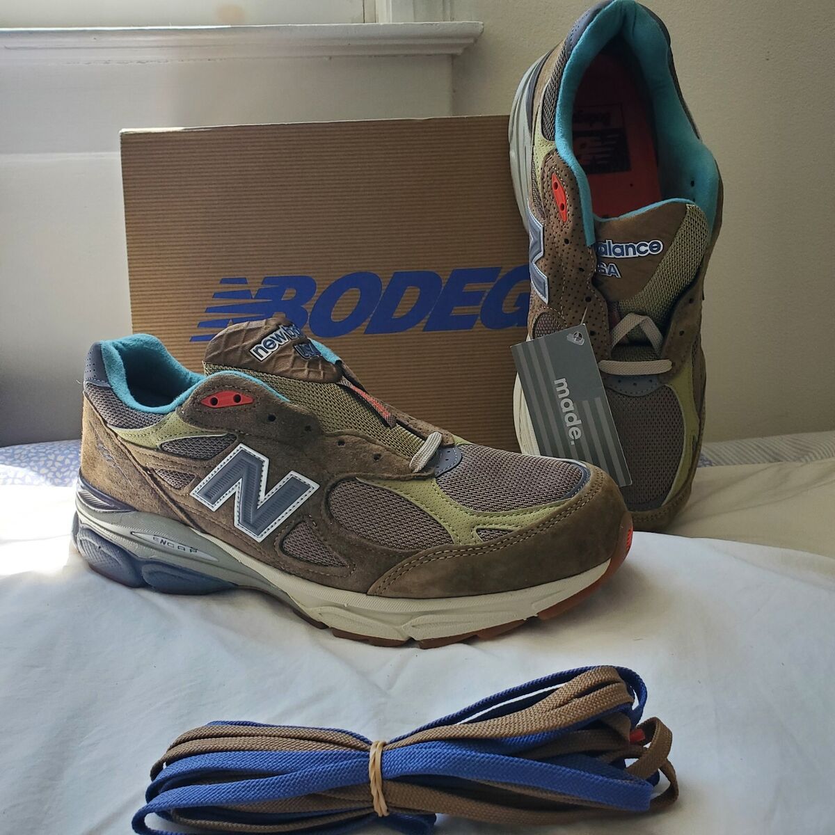 Size 10.5 - New Balance Bodega x 990v3 Made In USA Size 10.5 - New Balance Bodega x 990v3 Made In USA
