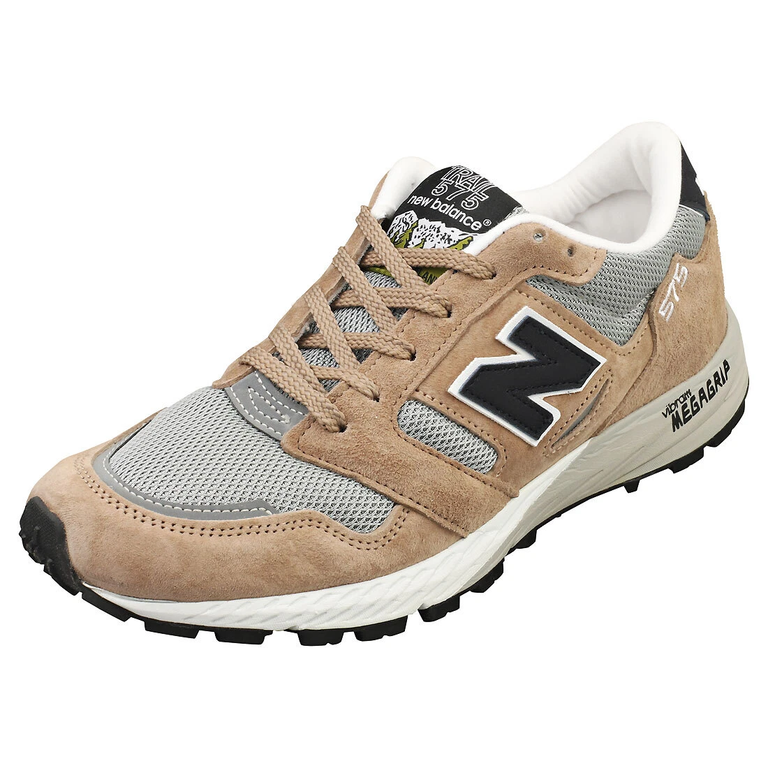New Balance 575 Made In England Uomo Brown Grey Formatori Casuale 41.5 EU