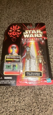Ody Mandrell Pit Star Wars Episode 1 Commtech chip Action figure 1998 NIB Coll 3