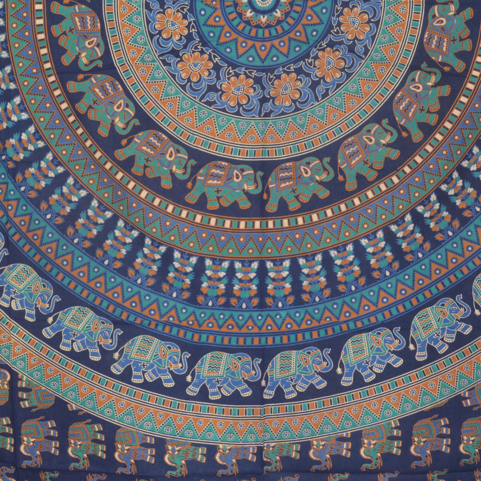 Böhmische Decke Elefant Indischer Wandteppich, Wandbehang, Mandala- Tagesdecke, Hippie-Zigeuner- Überwurf, Böhmische Decke – Kantha Decor Mandala Yoga
